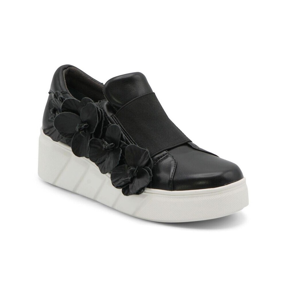 Charles David Rachelle Sneakers Women's US 8 Black White Platform Shoes GAL1500
